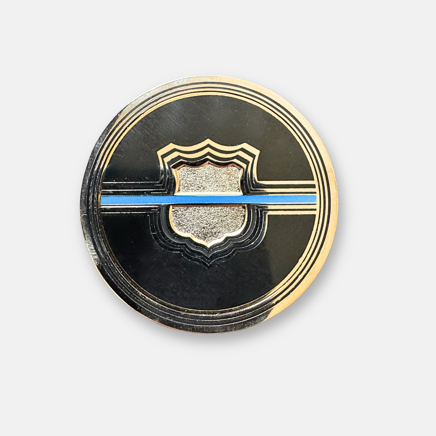 Blue Line Coin - Protect and Serve