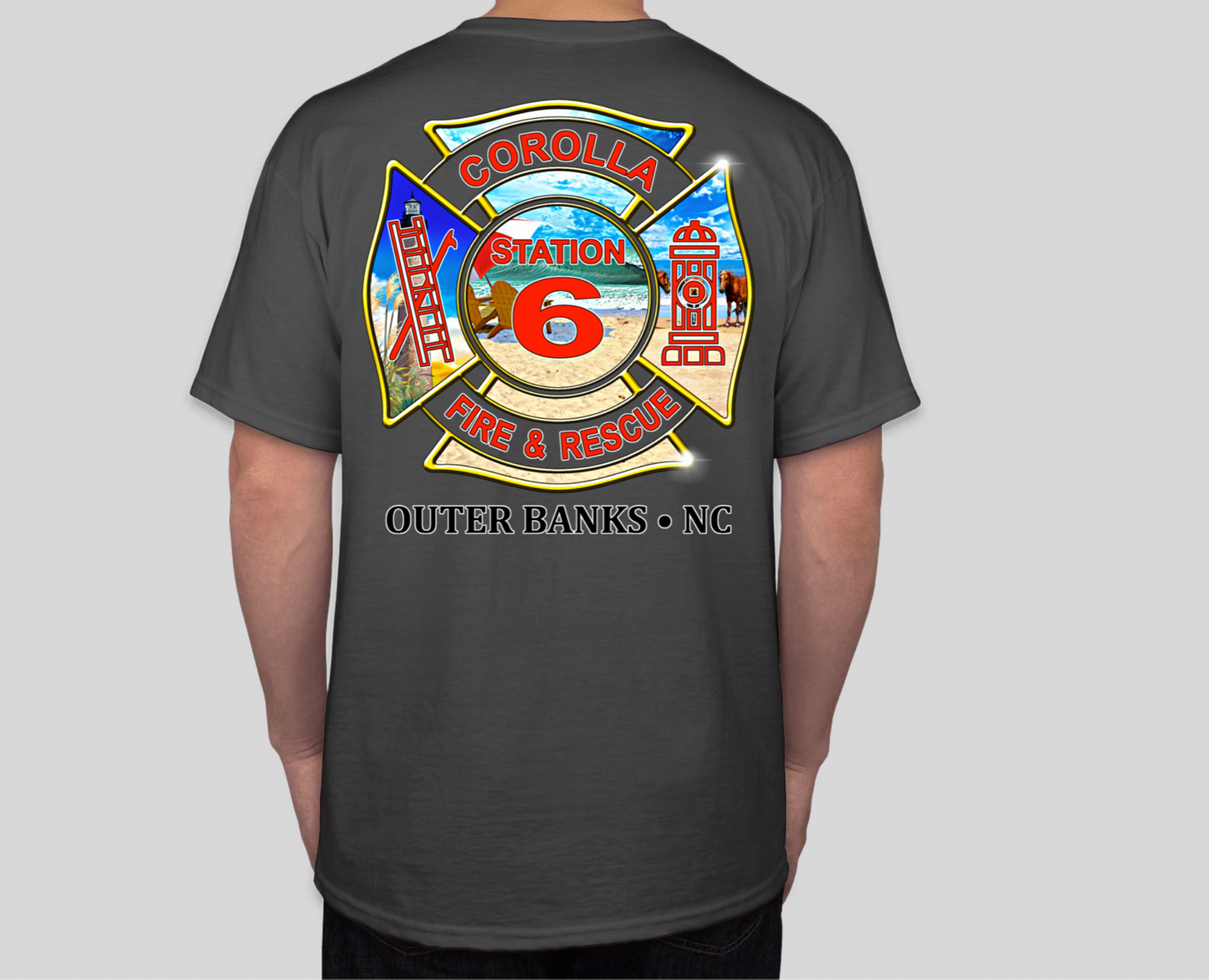 Beach Short Sleeve T-shirt