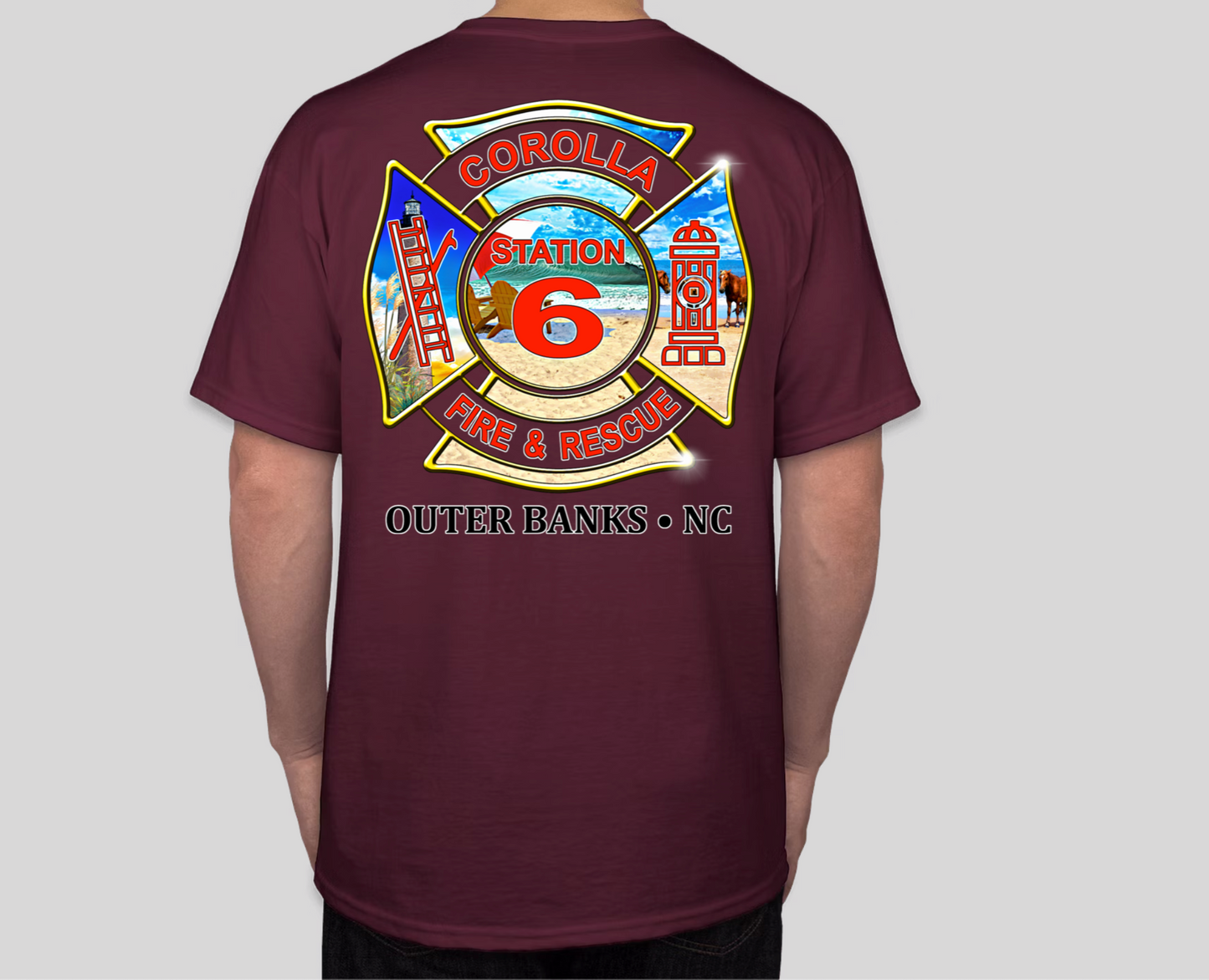 Beach Short Sleeve T-shirt